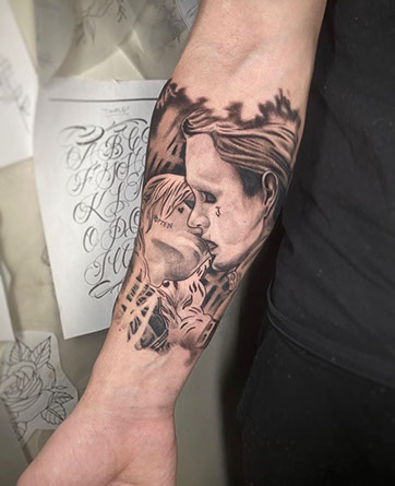 tattoo,aces,high,alex,rockoff,alexrockoff,west,palm,beach,traditional,neotraditional,beetle,beatle,flower,sunflower,floral,color