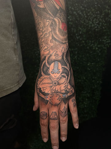 tattoo,aces,high,alex,rockoff,alexrockoff,west,palm,beach,traditional,neotraditional,beetle,beatle,flower,sunflower,floral,color